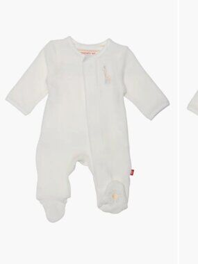 Rainbow Dreams Velour Magnetic Me Footie (0-3 mo)
